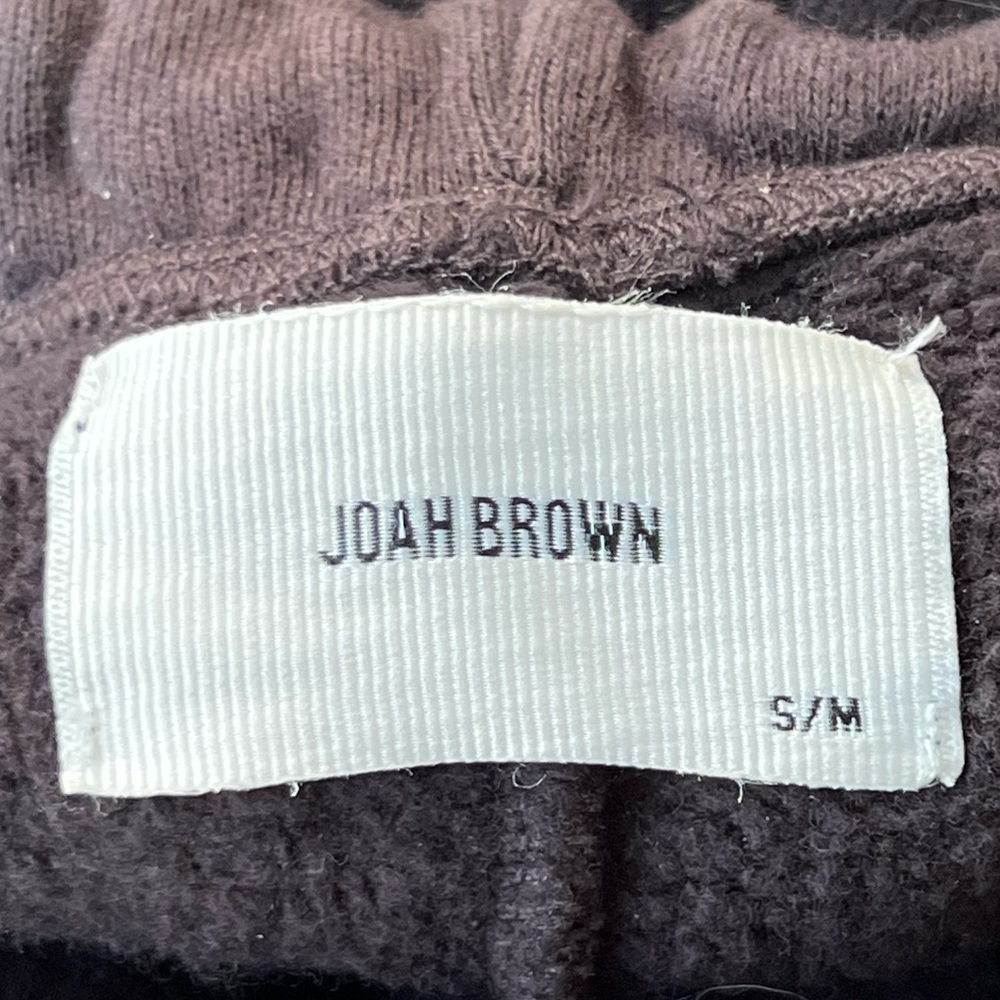 Joah Brown Gray Cotton Terry Sweatpants Small/Medium - Picture 5 of 6